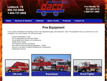Tablet Screenshot of dacofire.com